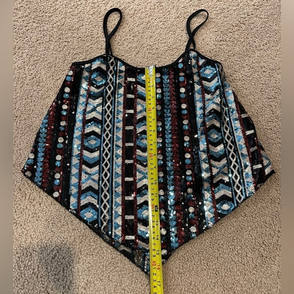 RUE 21 multicolor Sequins Tank Top - Picture 3 of 6